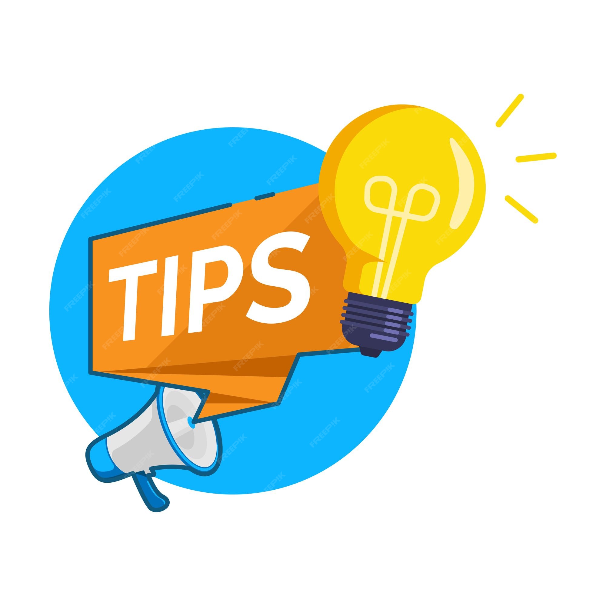 Helpful tips light bulb with megaphone concept illustration vector 185109 20.jpg